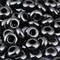 Natural Gemstone Beads for Jewelry Making, Rondelle Large Hole Loose Beads Pack of 15,Hematite(8x14 mm)